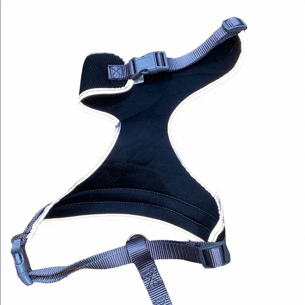 Pet harness black size medium/large